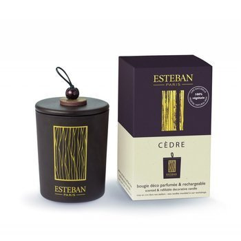 Esteban Paris Parfums świeca zapachowa Cedre naturalny wosk 170g