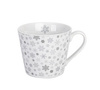 Krasilnikoff Kubek Porcelanowy Śnieżynki Snowfllakes biały H9cm 350ml