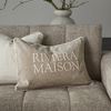 Riviera Maison Poszewka na poduszkę RM Evora Pillow Cover 65x45cm kolor beżowy