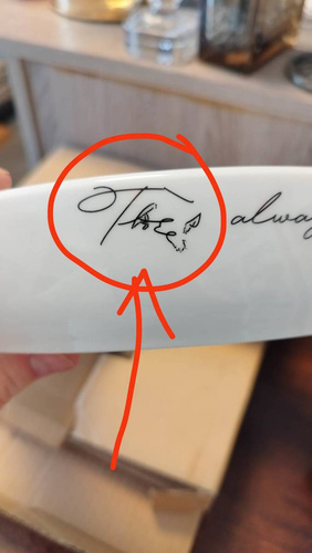 Riviera Maison Półmisek na przekąski Making Memories Party Plate porcelanowy biały okrągły 27cm - OUTLET!