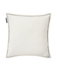 Lexington Poszewka Świąteczna Kamieniczka House Organic Cotton Velvet 50x50cm 100% bawełna biała
