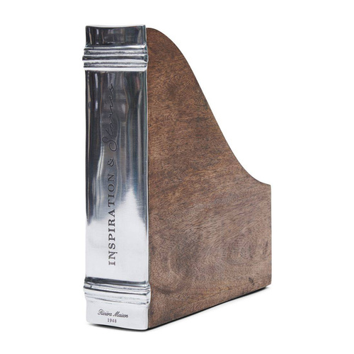 Segregator drewniany Riviera Maison The Library Single Collector 31,5x21,5x8cm
