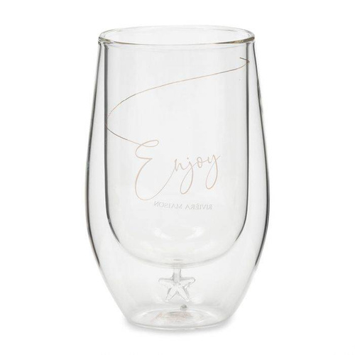Szklanka termiczna Riviera MaisonEnjoy Double Wall Glass L 14x8,5 cm 345ml