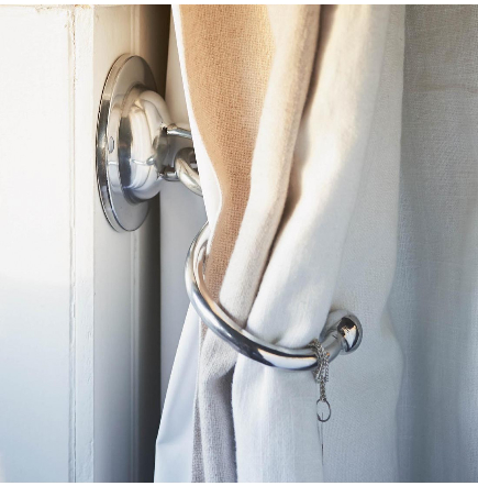 Riviera Maison haki uchwyty do zasłon Tremont House Curtain Hook 2pcs aluminium 11x22x11cm