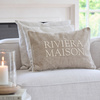 Riviera Maison Poszewka na poduszkę RM Evora Pillow Cover 65x45cm kolor beżowy