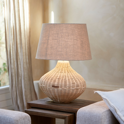 Riviera Maison Podstawa lampy rattanowa Novi Table Lamp 50x46cm