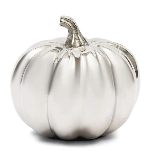 Riviera Maison Dynia dekoracyjna RM Harvest Moon Pumpkin Statue aluminium kolor srebrny 16,5x16,5cm
