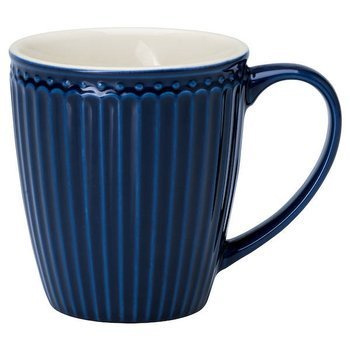 Kubek porcelanowy Alice Greengate ciemny granat H 10x9cm 350ml