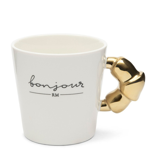Riviera Maison Kubek porcelanowy Bonjour Coffee Mug 350ml