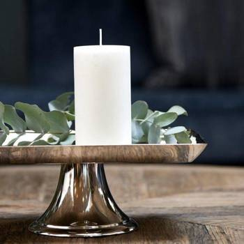 Riviera Maison Świeca Pillar Candle ECO off-white 7x13 biała stearyna