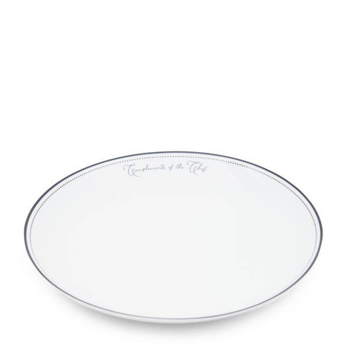 Riviera Maison Talerz obiadowy porcelanowy Happy Chef Dinner Plate 26cm