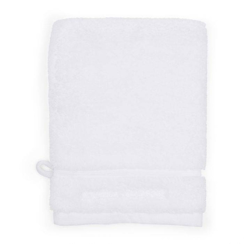 Rękawica kąpielowa Riviera Maison RM Hotel Washcloth white biała 