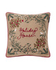 Lexington Poszewka Świąteczna Holiday House Wool 50x50cm kolor beżowy 65% wełna 30% poliester 5% włókna z recyklingu 