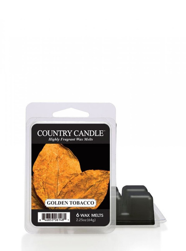 Country Candle wosk zapachowy Golden Tobacco, 1 kostka 10g.