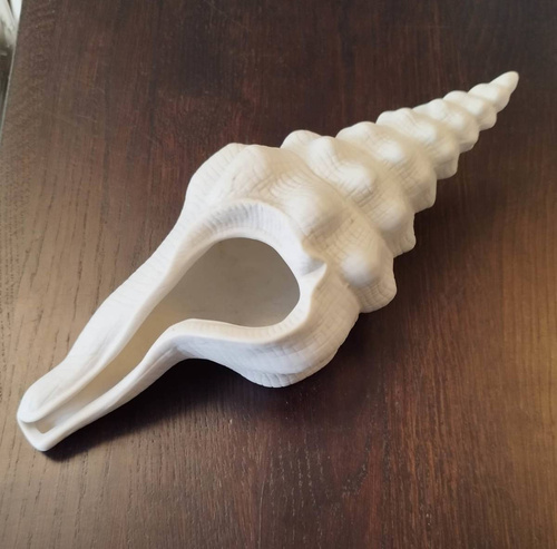 Muszla Porcelanowa biała 25x10 H7,5cm