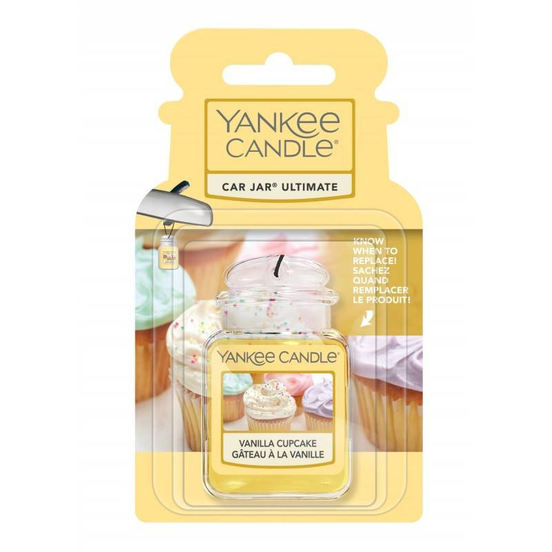 Yankee Candle Zawieszka zapachowa do samochodu Vanilla Cupcake Car Jar