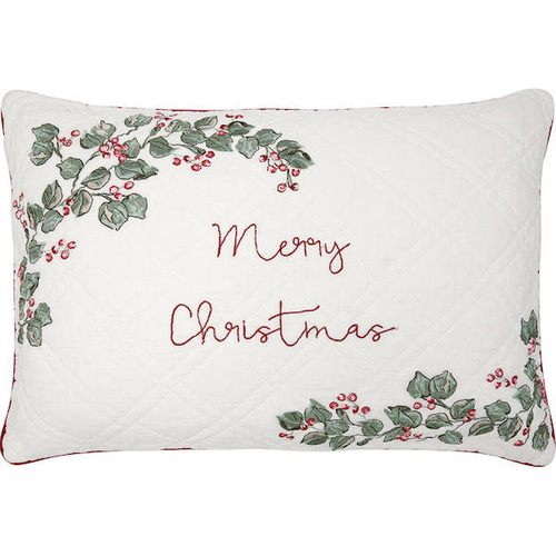 Greengate Poszewka świąteczna na poduszkę Merry Christmas Charline 40x60cm bawełna