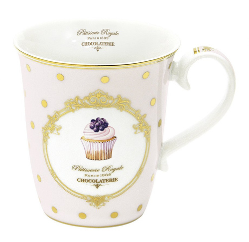 Kubek Elegance - Muffina z czarną porzeczką.