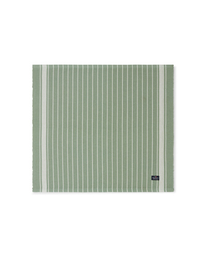 Lexington Podkładka bawełniana na stół Striped Organic Cotton Rips Placemat 40x50 zielony/biały