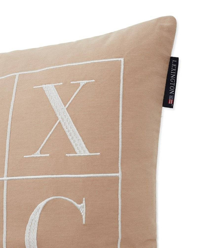 Lexington Poszewka na poduszkę Logo Cotton Twill Pillow Cover bawełna 50x50cm beżowa