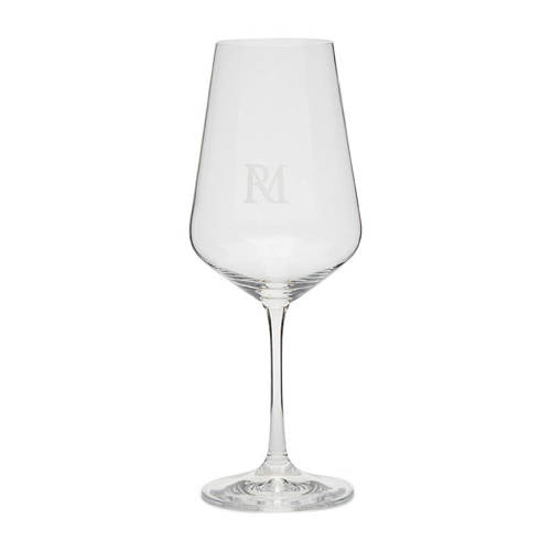 Riviera Maison Kieliszek do wina białego RM Monogram White Wine Glass 500ml