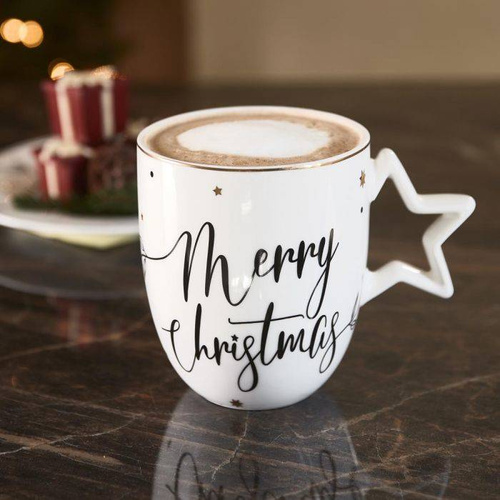 Riviera Maison Kubek świąteczny Celebrate Mug porcelanowy 12cm