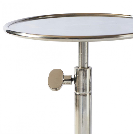 Riviera Maison, stolik, VeniceAdjustable Sofa Table, aluminiowy, 58-84.5