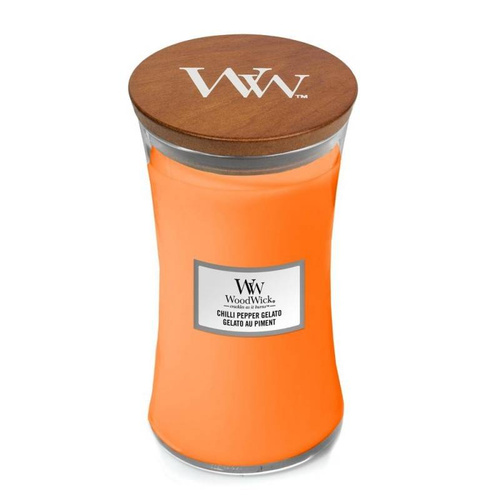 Świeca zapachowa Woodwick Chilli Pepper Gelato duża 610g