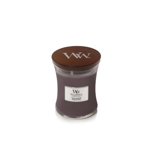 Świeca zapachowa Woodwick Sueded Sandalwood średnia 275g.
