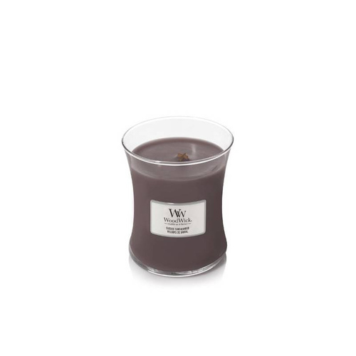 Świeca zapachowa Woodwick Sueded Sandalwood średnia 275g.