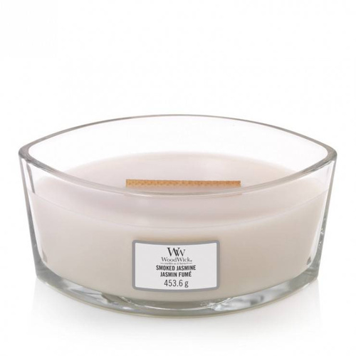 Świeca zapachowa elipsa Woodwick Hearthwick Smoked Jasmine 453,6g