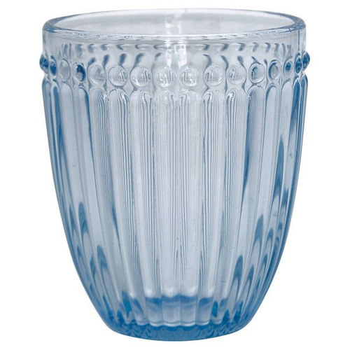 Szklanka do napojów i wody Alice Greengate błękitne H10cm.