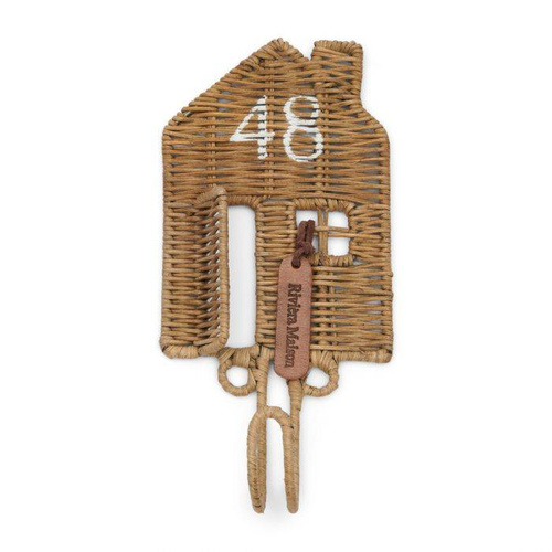 Wieszak rattanowy Riviera Maison RR Happy Home Hook 22,5x9,5x3,5cm