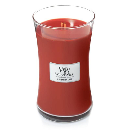 Woodwick Świeca zapachowa Cinnamon Chai duża 610g