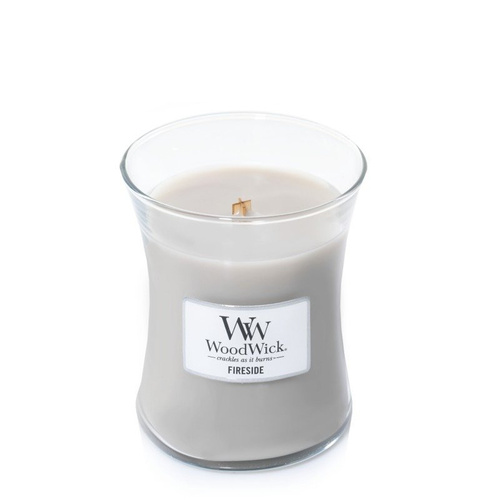 Woodwick Świeca zapachowa Fireside średnia 275g.