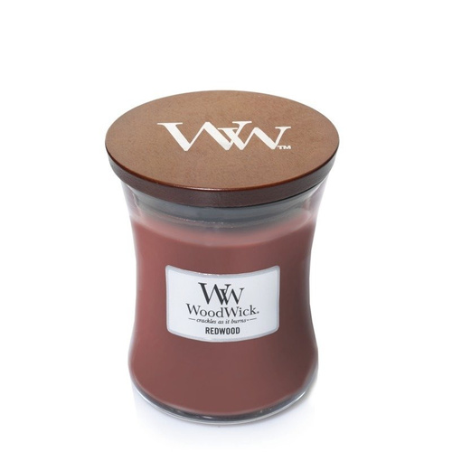 Woodwick, świeca zapachowa mała, Redwood, 85g.