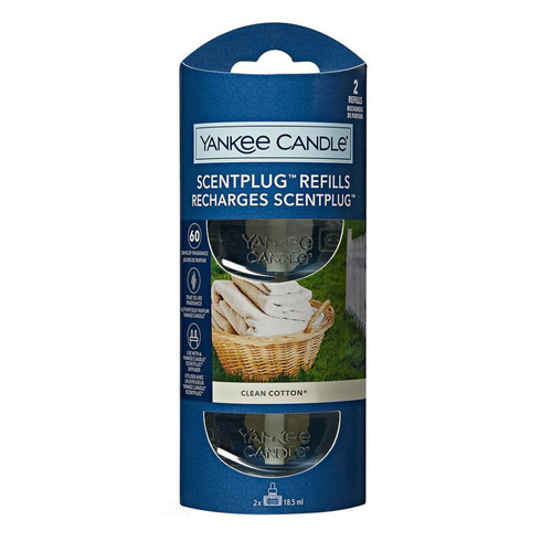 Yankee Candle Uzupełnienie do odświeżacza elektrycznego Clean Cotton 1 szt/buteleczka