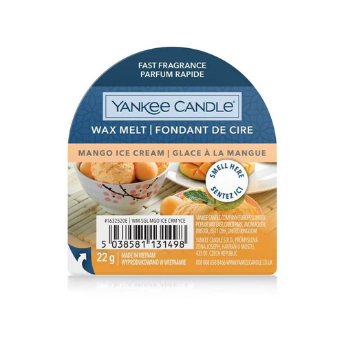 Yankee Candle wosk zapachowy Mango Ice Cream22g